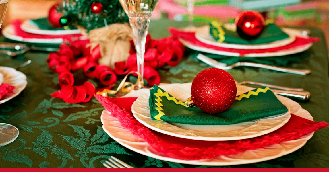 Como decorar a mesa para o Natal?